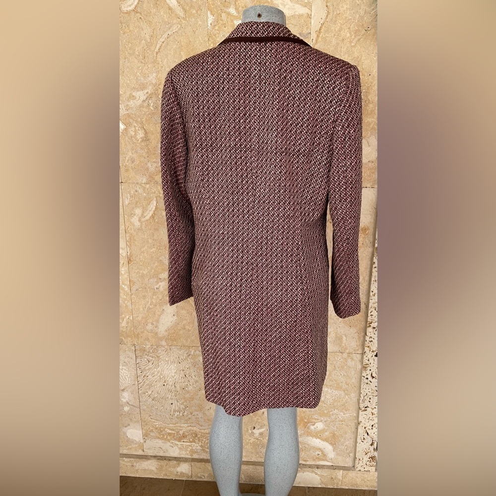 Lew Magran Elegant Tweed Women's Coat - Picture 5 of 10